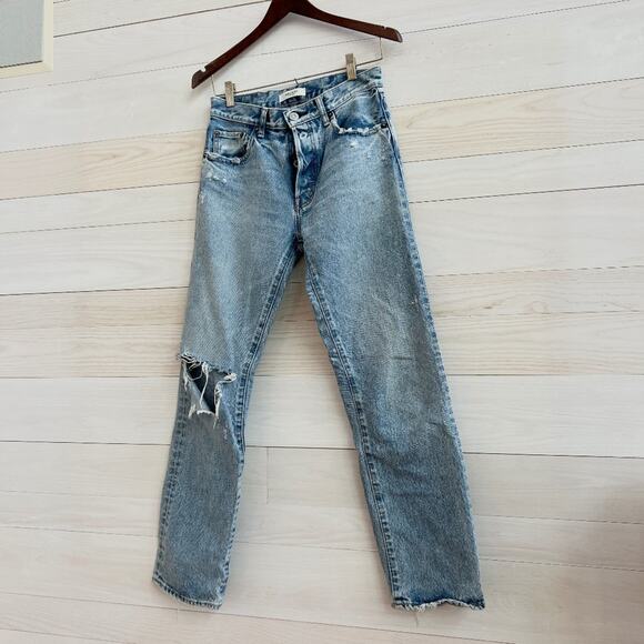 Moussy Vintage Everette Boy Skinny Taper Tapered Jeans - Picture 1 of 7